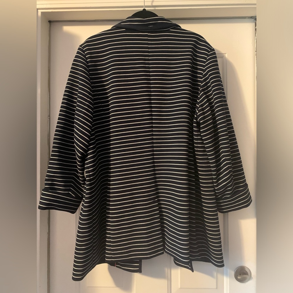 NWOT-Talbots women’s 2X striped jacket - Picture 7 of 8